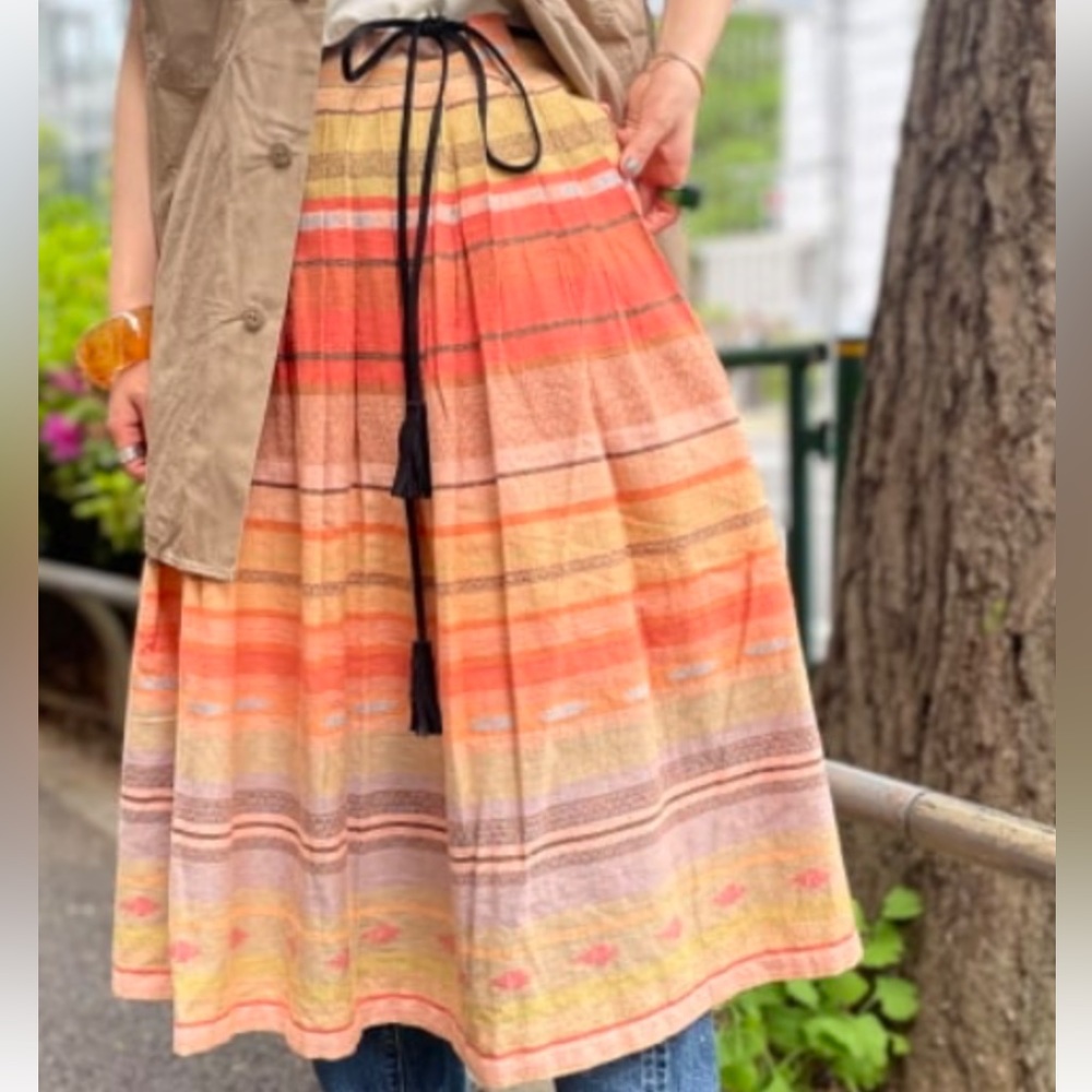 Ralph Lauren Double RR Southwestern Skirt